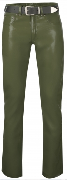 Lederjeans olivgrün Lederjeans olivgrün